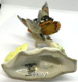 Vintage Heutschenreuther Butterfly Game LHS Germany Lion Porcelain Figurine Love