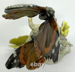 Vintage Heutschenreuther Butterfly Game LHS Germany Lion Porcelain Figurine Love