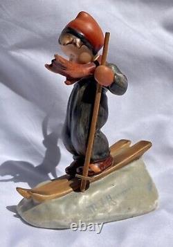 Vintage Hummel Figurine Skier 59 Approx. 5.75 Tall TMK 1