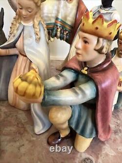 Vintage Hummel Goebel 16 pc Nativity set West Germany Larger Figurines Gorgeous