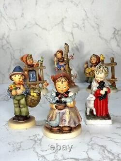 Vintage Hummel Goebel Figurines Lot Germany 6 Figures