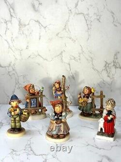 Vintage Hummel Goebel Figurines Lot Germany 6 Figures