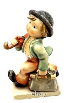 Vintage Hummel, MERRY WANDERER Signed #11/0, Approx 4.75-5 Tall