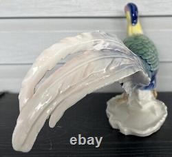 Vintage Karl Ens Germany Porcelain Figurine Statue Bird Pheasant Marked