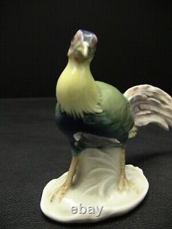 Vintage Karl Ens Germany Porcelain Pheasant Figurine 4 Inches Tall