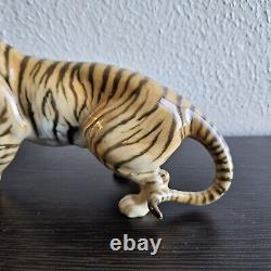 Vintage Lorenz Hutschenreuther Kunstabteilung Selb Germany Tiger Figurine