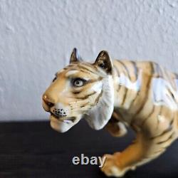 Vintage Lorenz Hutschenreuther Kunstabteilung Selb Germany Tiger Figurine