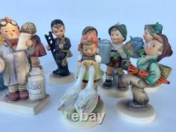 Vintage Lot 13 German Goebel MI Hummel Porcelain Figurine Collection TMK 3, 6