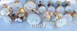 Vintage Lot 13 German Goebel MI Hummel Porcelain Figurine Collection TMK 3, 6