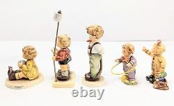 Vintage Lot of 5 Hummel Goebel Figurines 626 790 632 2088/A 2089/A Clown Around