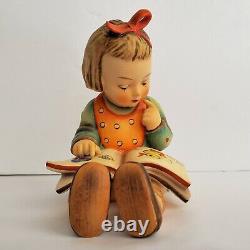 Vintage M. I. Hummel Figurine 8 BOOKWORM TMK3 Goebel Western Germany Girl Book
