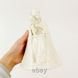 Vintage MJ Hummel West Germany Flower Madonna & Child Jesus Bird 8.25 10/4