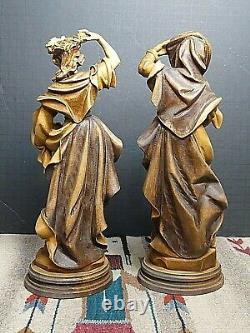 Vintage Master Carver Martin Wagner Holzschnitzereien Germany Wooden Figurines