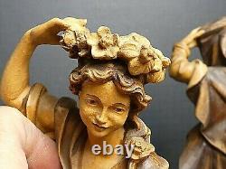 Vintage Master Carver Martin Wagner Holzschnitzereien Germany Wooden Figurines