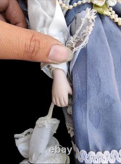 Vintage Old Antique Porcelain Beautiful Doll Girl Toy Figure / Statue Germany