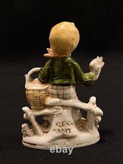Vintage Porcelain Figurine Germany Stamped Statue Anthropomorphic Collectibles