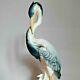 Vintage Porcelain Figurine Karl Ens Marked Birds Heron Germany Rare Special Gray
