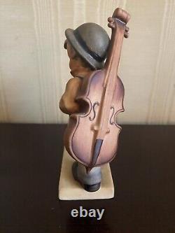 Vintage Rare Hummel Figurine, Geobel boy hiking LITTLE CELLIST #89/1. TMK1