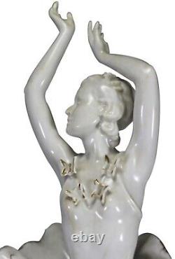 Vintage Rosenthal Ballerina Figurine 13.38x4.5 Read