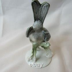Vintage Rosenthal Bird Figurine Bridled Titmouse Germany #2910