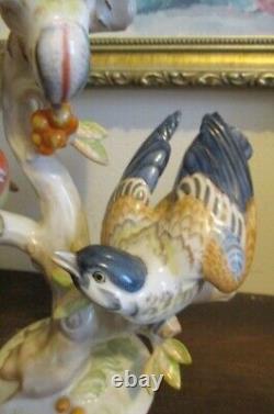 Vintage Rosenthal Germany Hugo Meisel Porcelain Three Bird Figurine 11