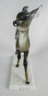 Vintage Rosenthal Germany Porcelain Prancing Fawn Baby Deer Figurine