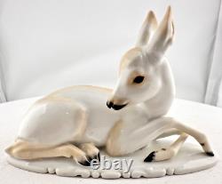 Vintage Rosenthal Germany T. Karner 12 Fawn Deer Figurine 5 Long