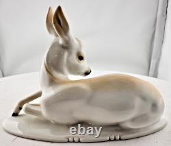 Vintage Rosenthal Germany T. Karner 12 Fawn Deer Figurine 5 Long