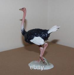 Vintage Rosenthal Porcelain Figurine Ostrich 5312 Classic Rose Collection 7.4