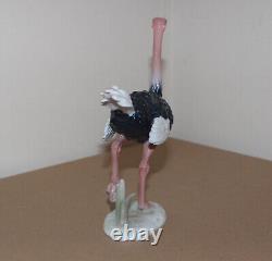 Vintage Rosenthal Porcelain Figurine Ostrich 5312 Classic Rose Collection 7.4