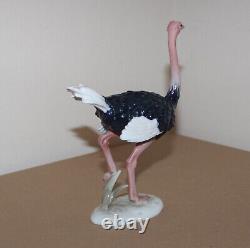 Vintage Rosenthal Porcelain Figurine Ostrich 5312 Classic Rose Collection 7.4