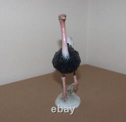 Vintage Rosenthal Porcelain Figurine Ostrich 5312 Classic Rose Collection 7.4