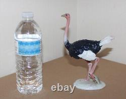 Vintage Rosenthal Porcelain Figurine Ostrich 5312 Classic Rose Collection 7.4