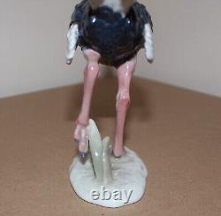 Vintage Rosenthal Porcelain Figurine Ostrich 5312 Classic Rose Collection 7.4