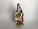 Vintage Sitzendorf Germany Porcelain Figurine Lady Withapple