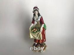 Vintage Sitzendorf Germany Porcelain Figurine Lady withApple