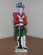 Vintage Sitzendorf Porcelain Figurine Soldier Guard 11th Highlander 1806 9 Tall