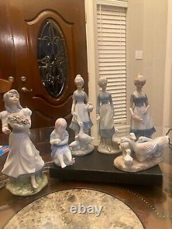 Vintage Tengra & Gerold Porzellan Porcelain Figurines/5 PCS