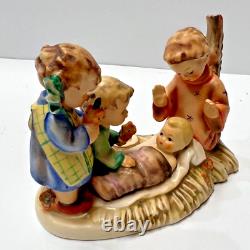 Vintage Tmk 3 Goebel Hummel #54 Silent Night Candleholder Figurine W. Germany