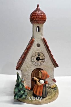 Vintage Tmk6 #442 Goebel Hummel Chapel Time Clock The Love Lives On Signed 86