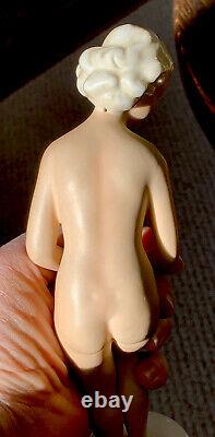 Vintage UNTERWEISSBACH Figurine (right)Nude Woman Porcelain Germany Marked 9288