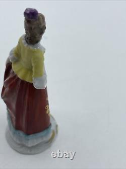 Vintage Victorian Porcelain Figurine Made In Germany With A Blue H On Bottom