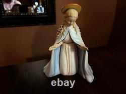 Vintage W. Goebel Nativity 3pcs Painted Porcelain Figurines Made in W. Germany