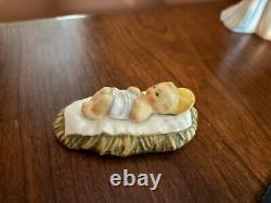 Vintage W. Goebel Nativity 3pcs Painted Porcelain Figurines Made in W. Germany