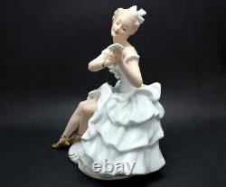 Vintage Wallendorf 1764 German Porcelain Ballerina Figurine #1396/1