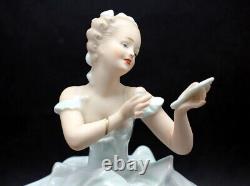 Vintage Wallendorf 1764 German Porcelain Ballerina Figurine #1396/1