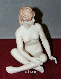 Vintage Wallendorf Nude Woman Figurine 6.5 Porcelain Figure Germany Marked 1764