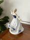 Vintage Wallendorf Porcelain Figurine Dancing Lady In Dress