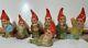 Vintage Walt Disney Seven Dwarfs Antique Figures Lot Snow White W. Germany 904