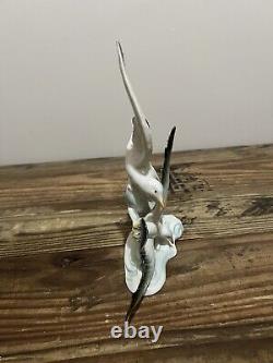 Vintage Wilhelm Rittirsch WR Dresden Germany Porcelain Flying Seagulls Figurine